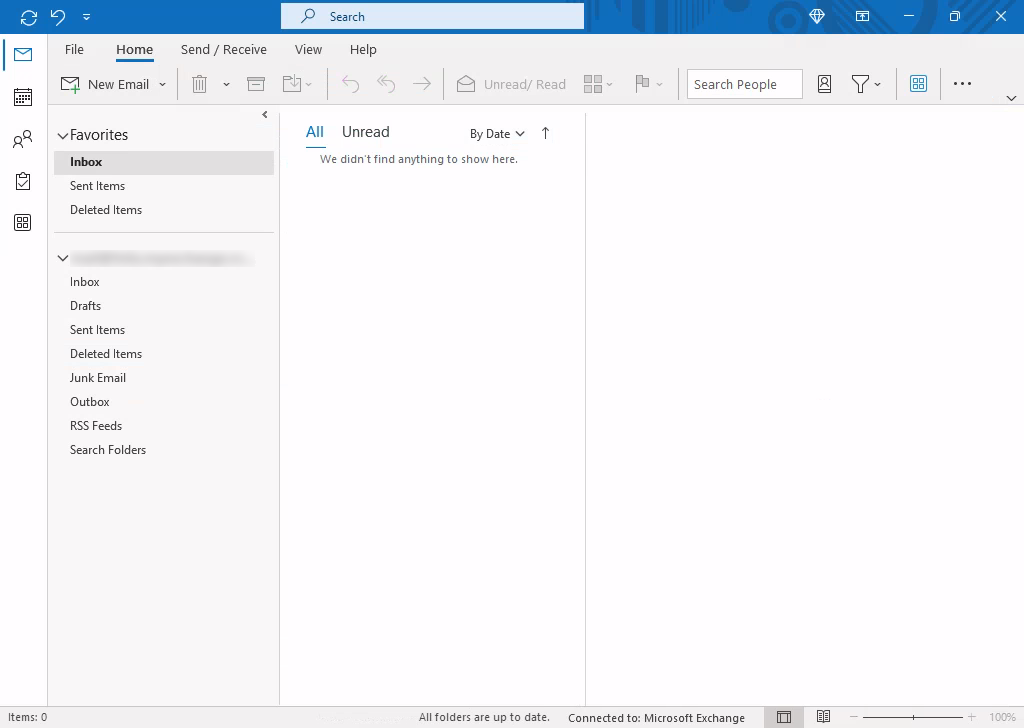 Outlook is ready to use