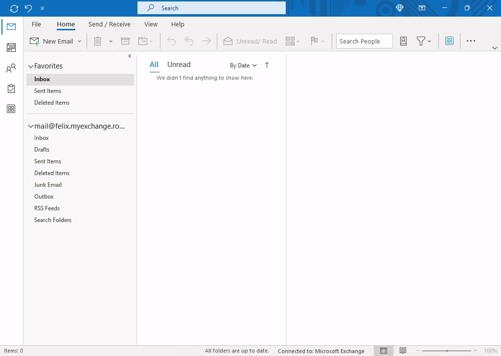 Outlook ist einsatzbereit